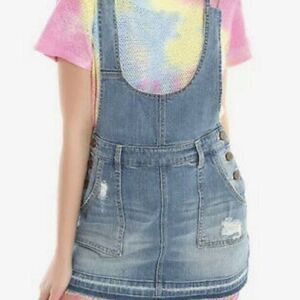 Hot Topic Denim Overall Jumper Dress
